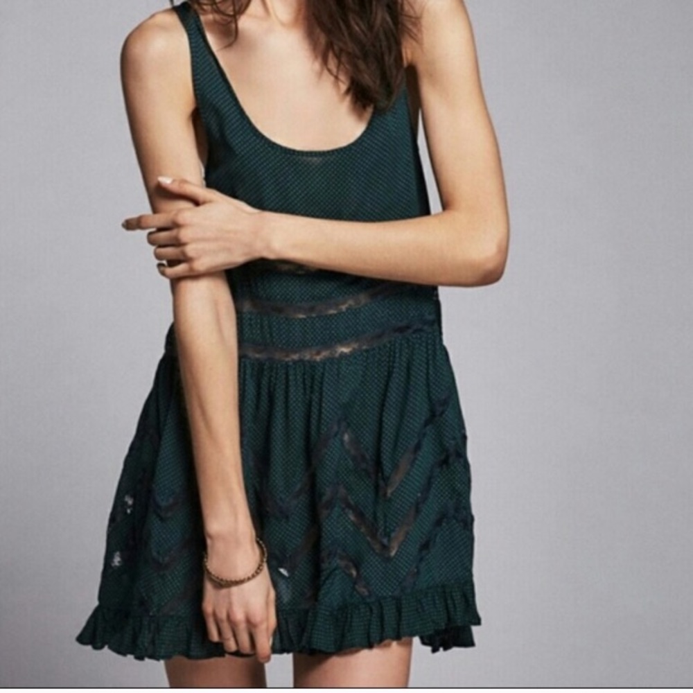 Free People Voile and Lace Slip Dress